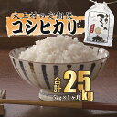 【ふるさと納税】【令和5年産・お米】【今井のつきたて米】 コシヒカリ　25kg（毎月5kg×5回）【08506】 ｜ お米 令和5年産 精米 白米 米 定期便 定期 ｜