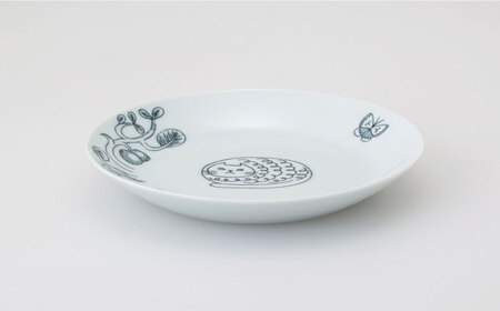 【波佐見焼】Pebble Ceramic Studioコラボ Catパン皿 2枚【アイユー】[UA68]