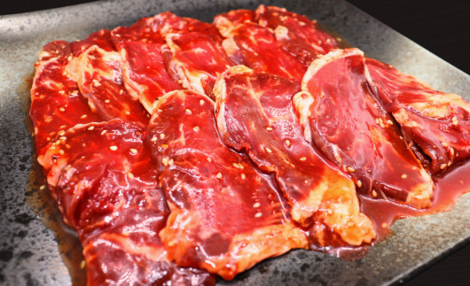 厚切り牛タン塩味500ｇ・味付け牛ハラミ500ｇ各1Ｐ【842】