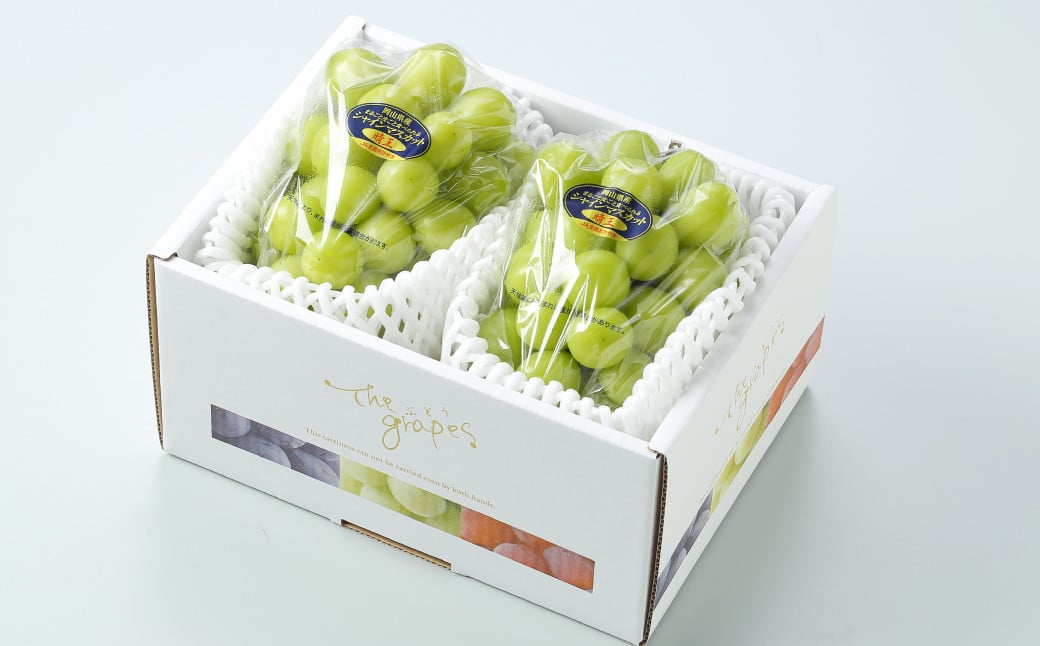 岡山県産 シャインマスカット 晴王 約800g（約400g×2房）