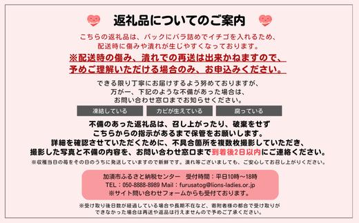 埼玉生まれの希少いちご『あまりん　大粒』（450ｇ以上）【潰れが気にならない方限定】