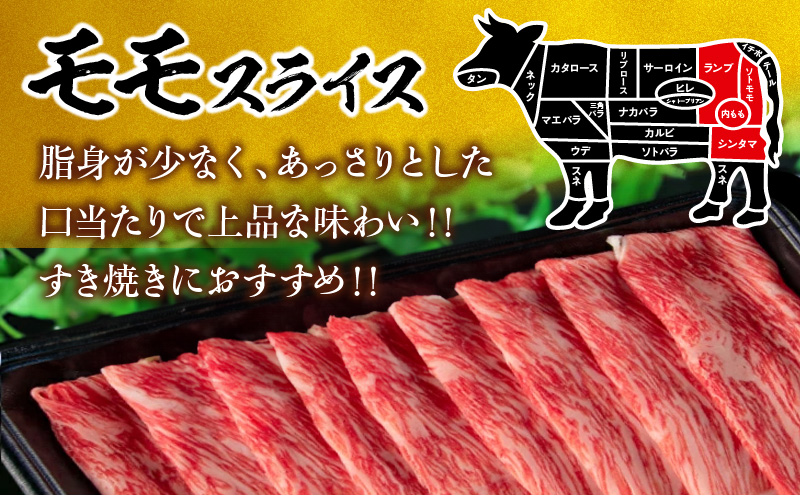【令和7年6月配送】数量限定 黒毛和牛 モモスライス 計1kg 牛肉 赤身 国産 すき焼き しゃぶしゃぶ 牛丼 焼肉 BBQ バーベキュー 鉄板焼き 人気 おすすめ 高級 ギフト プレゼント 贈り物 