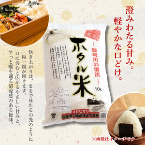 ほたる米 10kg（茨城県共通返礼品・城里町産） / 米 こめ コメ お米 おこめ ほたる米 白米 精米 ごはん ご飯 令和7年産 10kg 茨城県 城里町 利根町