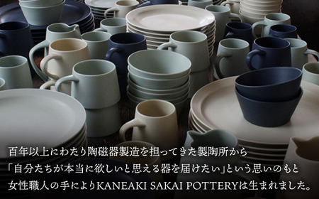 【美濃焼】flat Smug （コバルト）【KANEAKI SAKAI POTTERY】【TOKI MINOYAKI返礼品】 食器 マグカップ マグ スープマグ ティーカップ コーヒーカップ カップ 