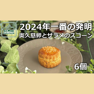 今年一番の発明 久慈卵とザラメのスコーン 6個（AR-5）