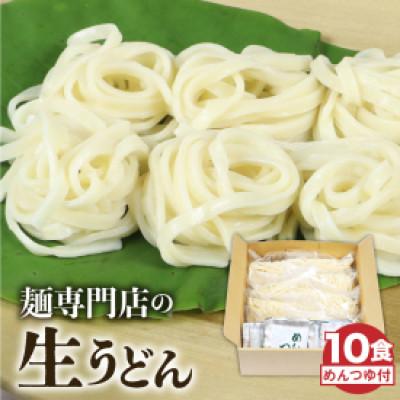 ふるさと納税 飛騨市 生うどん 10食セット つゆ付