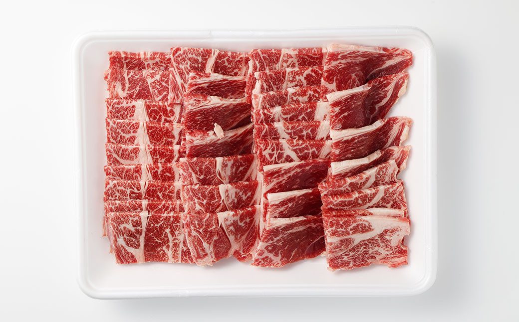 赤牛 焼肉 用 カット （バラ・ロース） 500g