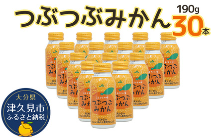 つぶつぶみかん 190g×30本|オレンジジュース オレンジジュース オレンジジュース オレンジジュース オレンジジュース