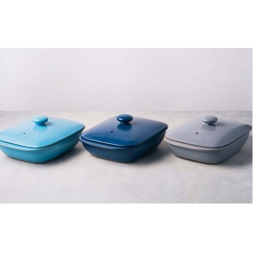 有田焼 5way plate 土鍋 グレイ 料理家 河瀬璃菜 おしゃれ土鍋 コラボ オーブン土鍋 直火 食器 調理器具 キッチン用品 かわいい土鍋 まるぶん  A30-509_イメージ4