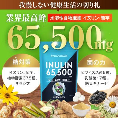 ふるさと納税 静岡市 ハルクファクター イヌリン 水溶性 食物繊維 1袋300粒 サプリ |  | 01