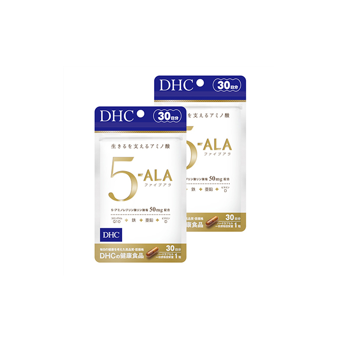 DHC 5-ALA ファイブアラ 30日分 ×2個 セット サプリ サプリメント アミノ酸 コエンザイムQ10 鉄 鉄分 亜鉛 ビタミンD ビタミン ビタミン剤 30日 健康 健康食品 静岡 静岡県 