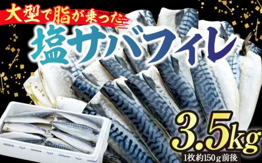 
            C01-B54 塩サバフィレ 3.5kg
          