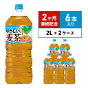 【ふるさと納税】定期便 2ヵ月 麦茶 GREEN DA・KA・RA やさしい麦茶 2L×6本 2箱 ペットボトル　定期便・綾瀬市