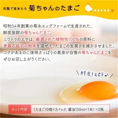 菊ちゃんのたまごかけごはんセット2箱(ギフト箱・おみやげ手提げ袋付)【配送不可地域：離島】【1185774】
