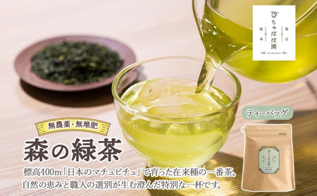 森本工房 森のほうじ茶&緑茶 ティーバッグ 各1袋セット 焙じ茶 ほうじ茶 緑茶 日本茶 煎茶 グリーンティー ティー 茶 お茶 茶葉 飲料飲み物 アイス ホット 急須 水出し ちゃぼぼ園 香ばしい 