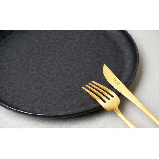 金善製陶所 210カット プレート 黒陶 2枚 有田焼 食器 器 うつわ プレート A25-455_イメージ4