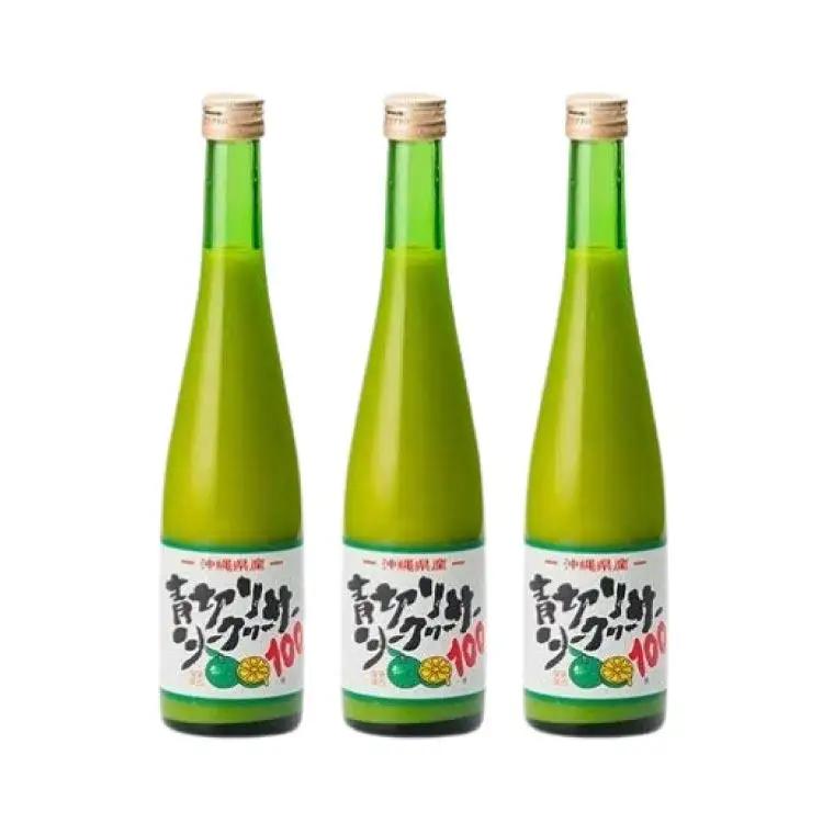 沖縄県産青切りシークヮーサー500ml 3本セット
