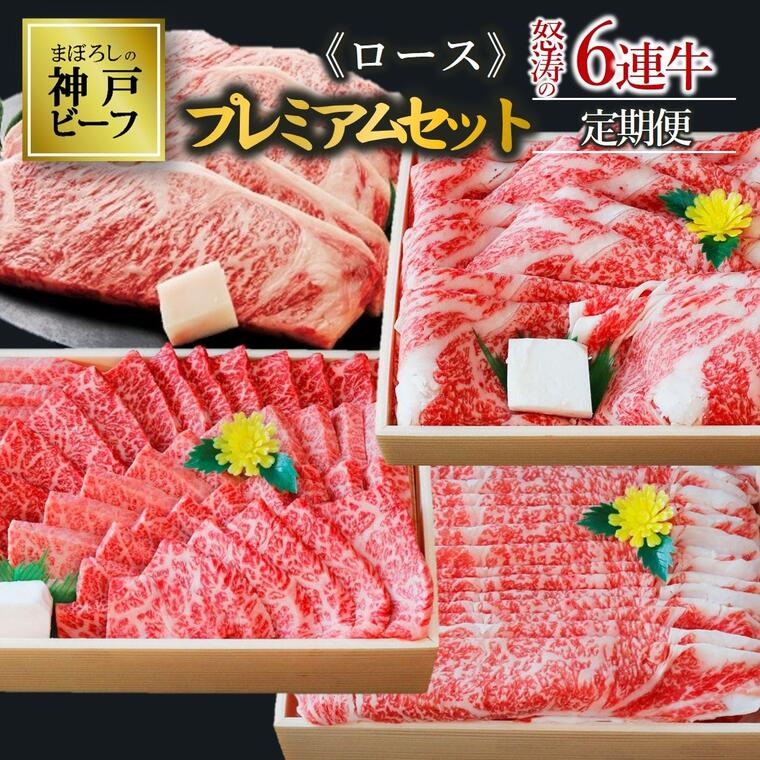 【ふるさと納税】【年6回お届け定期便】 特選 黒田庄和牛ロースプレミアムセット（焼肉・すき焼き・しゃぶしゃぶ・ステーキから選べます！）すき焼き 肉 冷蔵 しゃぶしゃぶ 牛肉 焼肉