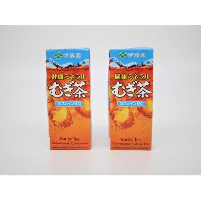 ふるさと納税 北杜市 伊藤園の【健康ミネラルむぎ茶】250ml　24本　紙パック |  | 01