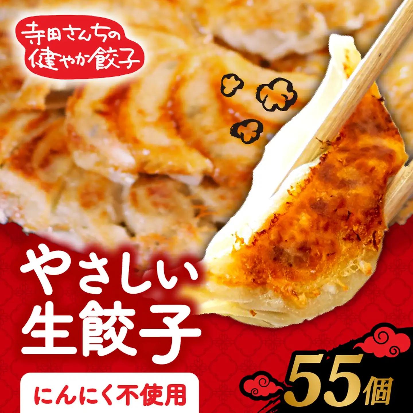 【生餃子】 にんにくなし  55個 餃子 冷凍 無添加