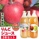 【ふるさと納税】りんごジュース リンゴジュース3本セット 3000ml りんご 林檎 リンゴ apple アップル ジュース じゅーす 美味しい 荒搾り 濃厚 さっぱり おいしい あまい 味が濃い うまい くだもの 果物 フルーツ ミックス 【澤村果樹園】岩手県 滝沢市 送料無料