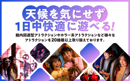 東京ジョイポリス　ペア(2名様分)デイパスポート