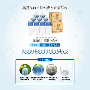 高賀の森水 24本 （2000ml6本入×4ケース）