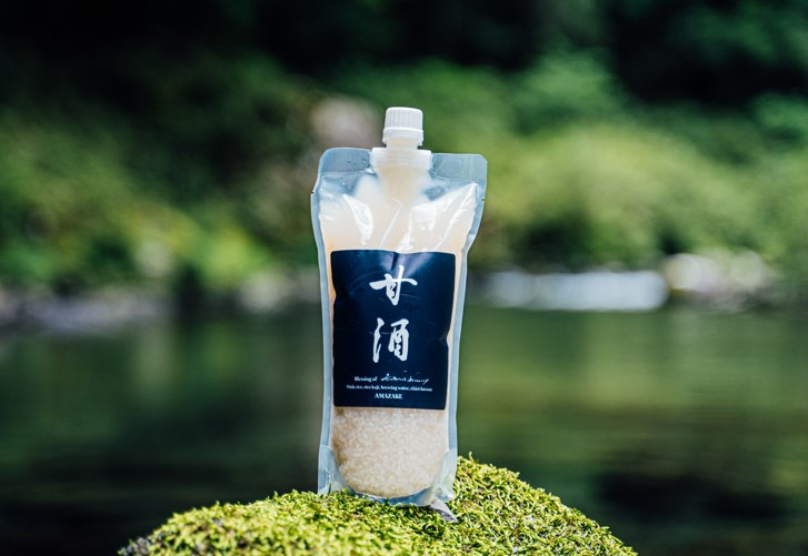 四万十のブランド米を磨いて杜氏が作った米麹の甘酒「杜氏の甘酒」