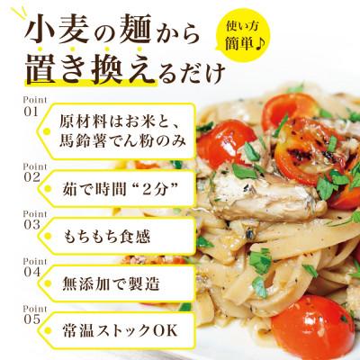 ふるさと納税 宮城県 【毎月定期便】グルテンフリー米粉麺3種食べ比べ各2食|米粉パスタ・玄米パスタ・玄米よもぎ麺全3回 |  | 01