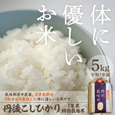 ふるさと納税 京丹後市 令和7年産　特別栽培米丹後こしひかり5kg