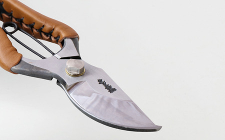 剪定鋏 225mm 本革 T-34C 園芸 庭仕事 ガーデニング 園芸用品 燕三条製 [外山刃物] 【037S040】