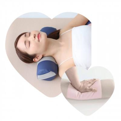 ふるさと納税 中野区 【特許・意匠取得】睡眠×整体で美と健康の願いを叶える《願えりまくらM》ピンクベージュ |  | 03