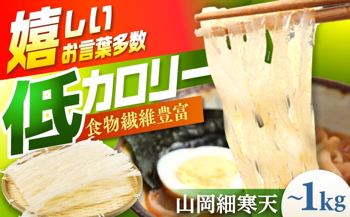 
                  【選べる容量】山岡細寒天  200g～1kg / 寒天 かんてん 細寒天 手作りゼリー 糖質オフダイエット 腸活 低カロリー 食物繊維 ダイエット ヘルシー 乾物 料理 煮物 サラダ食品 和菓子効果 寒天ゼリー / 恵那市 / 岐阜県寒天水産工業組合 [AUBD003]
                