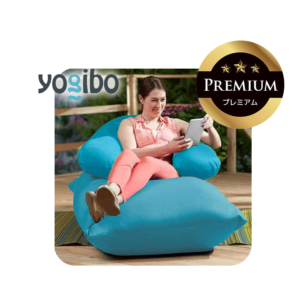 Yogibo Zoola Support Premium スカイ│送料無料 全国配送離島含 ビーズクッション カバー 洗える（ヨギボー ズーラ サポート プレミアム）