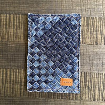 ふるさと納税 福山市 デニム加工職人の手仕事から生まれた【デニムループ カードケース】