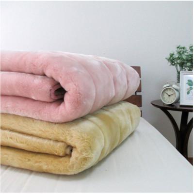 ふるさと納税 和泉市 【ダブル】贅沢ムートンタッチファーボリューム敷パッド 　ピンク　SRFP-75W-PI |  | 02