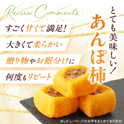 1パック180g以上の食べごたえのあるあんぽ柿が6パック入ったセットです。