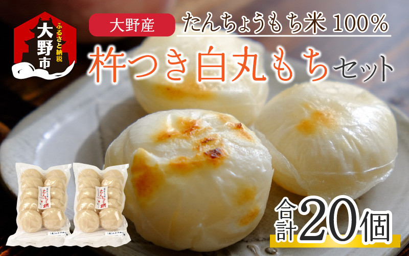 
            【先行予約】【年内配送】「杵つき白丸もちセット20個」(80g × 20個） 大野産たんちょうもち米使用 【12月24日までの入金確認分は年内お届け】
          
