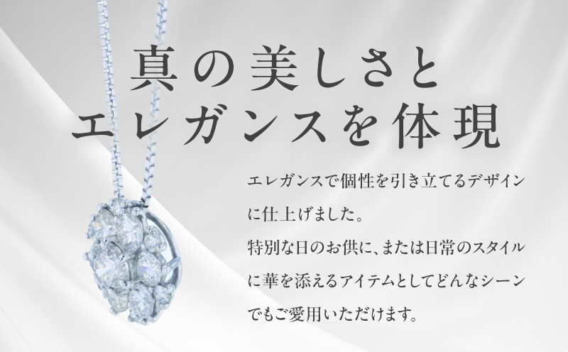 アルカンシェル プラチナダイヤペンダント 計0.7ct【鑑別書付き ジュエリー プレゼント ギフト ファッション アクセサリー 贈り物 贈答 お祝い 記念日 大阪 泉佐野 大阪府 泉佐野市】