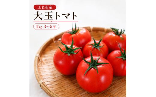 玉名市産 大玉トマト 1kg（3～5玉） | 野菜 やさい トマト ミニトマト 特選 熊本県 玉名市