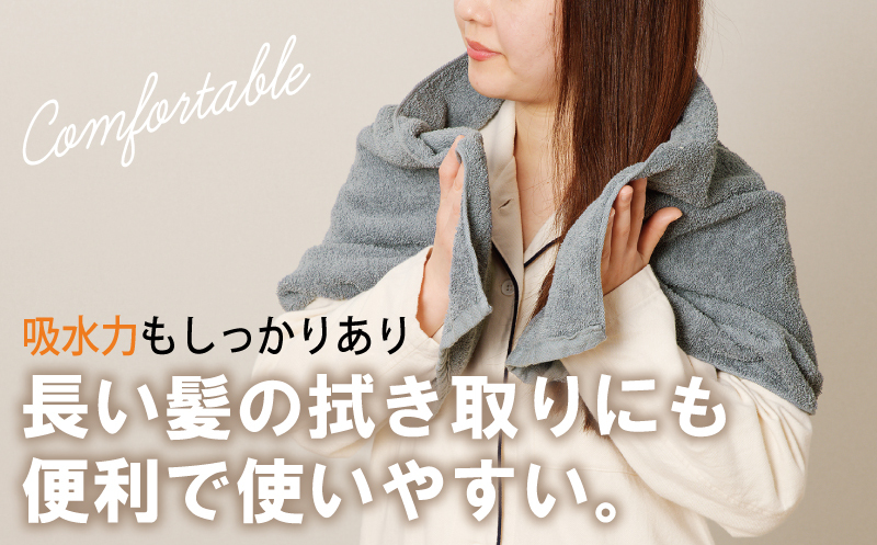 【お試し】ミニバスタオル 1枚（ブルーグレー）40cm×120cm 500匁 国内製造 泉州タオル フェイスタオル 以上 バスタオル 未満 005A763_イメージ4