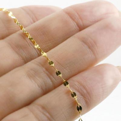 ふるさと納税 昭和町 純金 ブレスレット 16cm ペタルチェーン 24金 k24 チェーンのみ 170705101b16 |  | 02