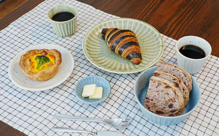 【BEAMS JAPAN監修】みずなみ焼/美濃焼 大地の器(グリーン)6点セット【1454911】