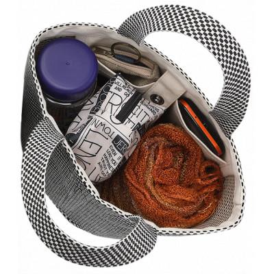 ふるさと納税 豊川市 三河木綿刺子織　sasicco　コールバッグ　消防刺子 |  | 03