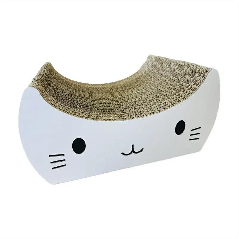 ねこの爪とぎ　みみCT＋かおCT セット　カラー；ホワイト【 ペット用品 爪とぎ 神奈川県 小田原市  ペット ペット】