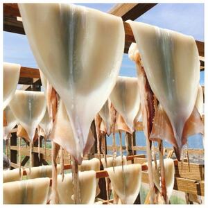 鰺ヶ沢の生干しイカ(2枚)と、十三湖産しじみ(4袋)セット【配送不可地域：離島】【1650441】