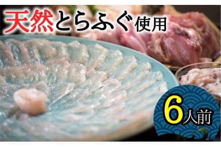 豊後水道天然とらふぐ！みつご天然とらふぐセット（６人前）［天然とらふぐ１ｋｇ超え活魚使用］