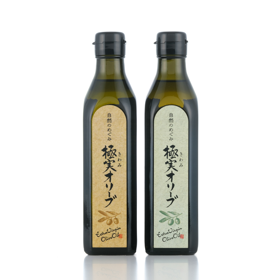極実 エキストラバージンオリーブオイル二種 290ml×2本　定期便12ヵ月コース