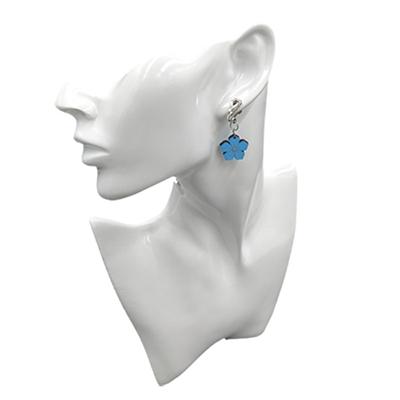 ふるさと納税 福知山市 木製桔梗紋イヤリング(フック) |  | 01