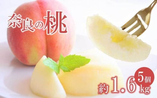 奈良の桃（約1.6kg） | フルーツ 果物 くだもの 桃 もも ピーチ 奈良県 五條市